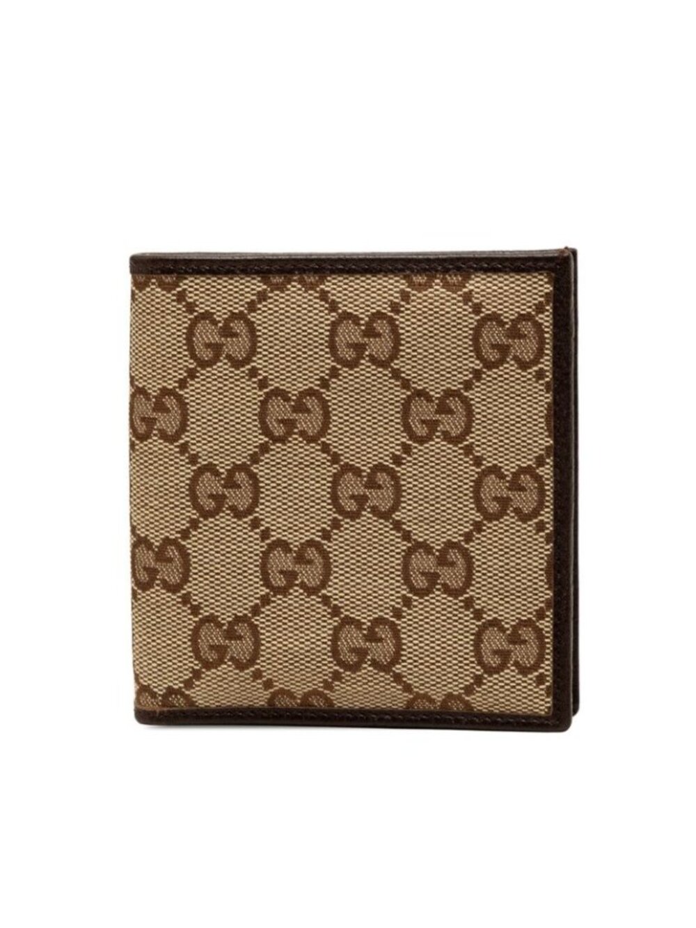 Gucci GG Canvas Bifold Wallet Beige